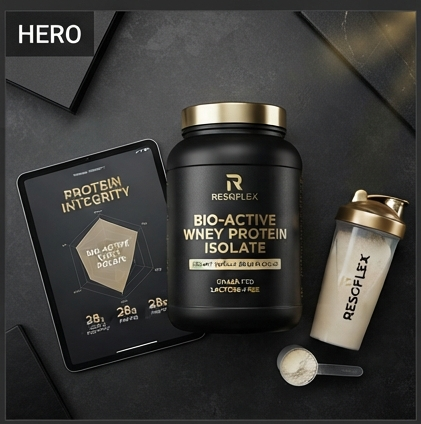 ResoFlex Bio Active Whey Protein Isolate Athletes Hydration Grid - HERO