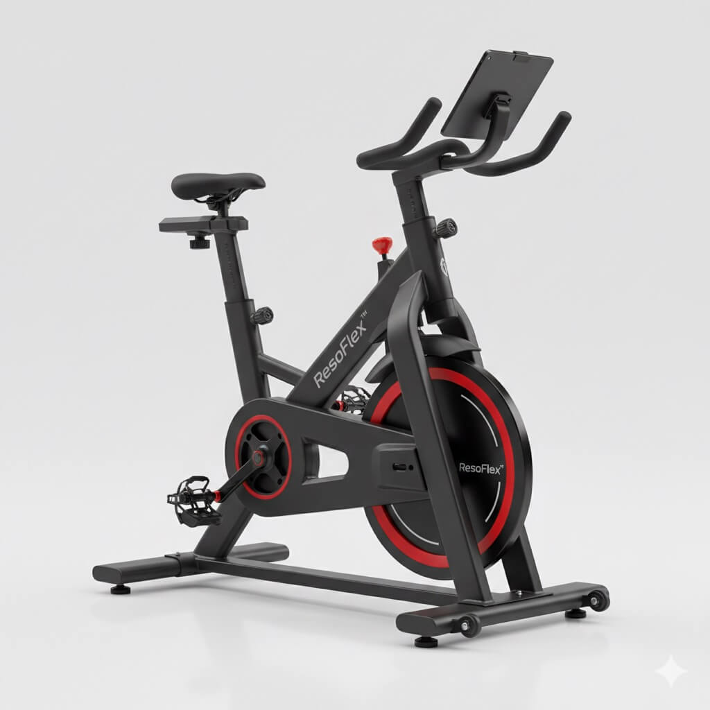 ResoFlex Pro Studio Spin Bike Red Velocity Rim